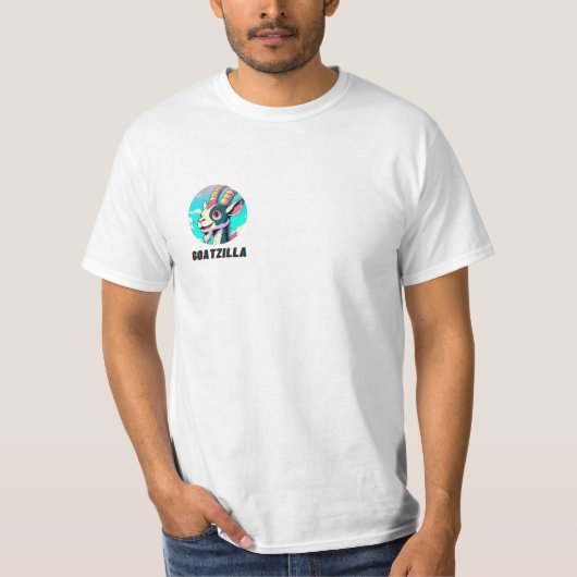 T-shirt Goatzilla : Bêlements et Démolitions V4 (Devant)