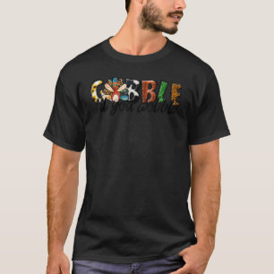 T-shirt Gobble Jusqu'À Ce Que Vous Tournez La Turquie Léop