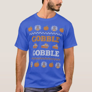 T-shirt Gobble Turkey Meal Ugly Christmas Sweater Funny