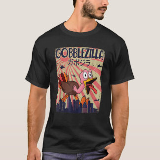 T-shirt Gobblezilla Turquie Thanksgiving T Shirt