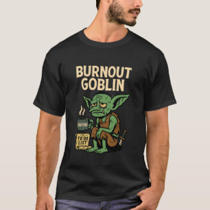 T-shirt Gobelin Brûlé Fantastique Café Caféine Critique