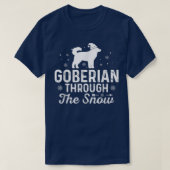 T-shirt GOBERIAN through the snow Funny Christmas (Design devant)