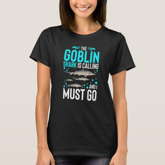 T-shirt Goblin Requin Animal Tooth Ocean 5 (Devant)