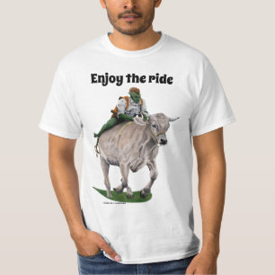 T-shirt Goblin Rider Ox Racing Imaginaire Art Shirt