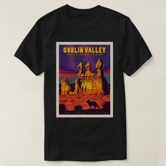 T-shirt Goblin Valley State Park Utah (Design devant)