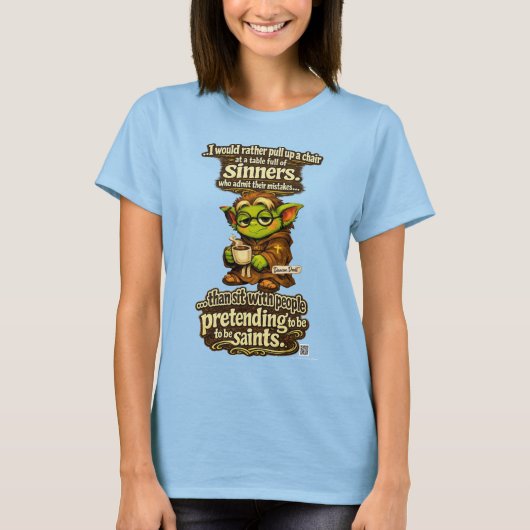 T-shirt Goblinantics™, Deacon Droll™ — La Table des Pécheu (Devant)