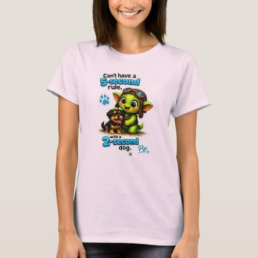 T-shirt Goblinantics™ Pip™ & Le Chien De Deux Secondes - T (Devant)