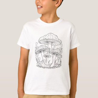 T-shirt Goblincore Esthétique et noir Cottagecore Champign