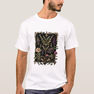 T-shirt Goblincore Sorcière Victorienne Herbes Classique