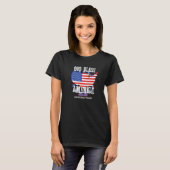 T-shirt God Bless America Especially Maine Awesome US Stat (Devant entier)