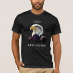 T-shirt God Bless America – Patriotic Strength with  Proud<br><div class="desc">God Bless America carries the weight of national pride, unity, and heartfelt gratitude. The phrase is iconic — instantly evoking imagery of freedom, resilience, and the enduring spirit of the United States. It feels ceremonial yet personal, powerful yet sincere. This identity blends classic Americana symbolism with a clean, modern sense...</div>