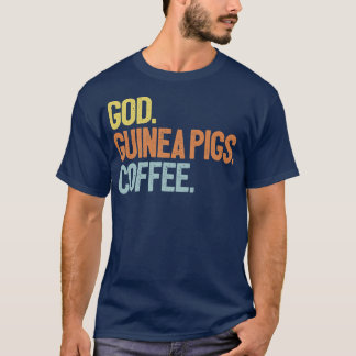 T-shirt God Coffee Guinea Pigs Premium 
