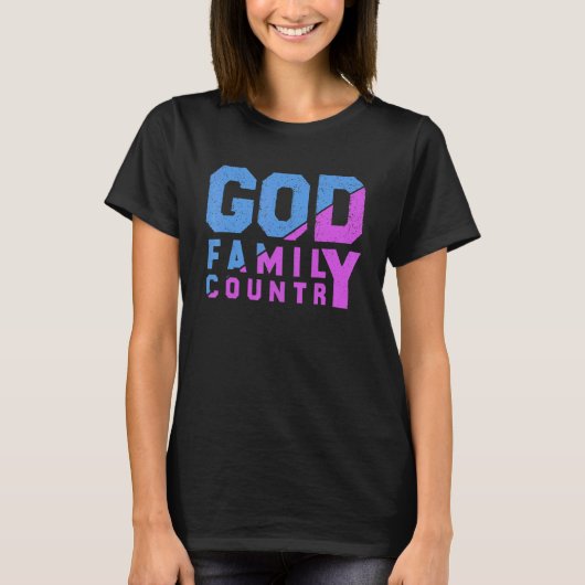 T-SHIRT GOD FAMILY COUNTRY 1 (Devant)