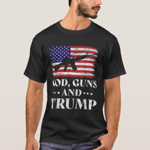 T-shirt God Guns Et Trump Shirt, Donald Trump Pour
