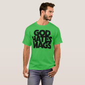 T-shirt God Hates Mags girl (Devant entier)