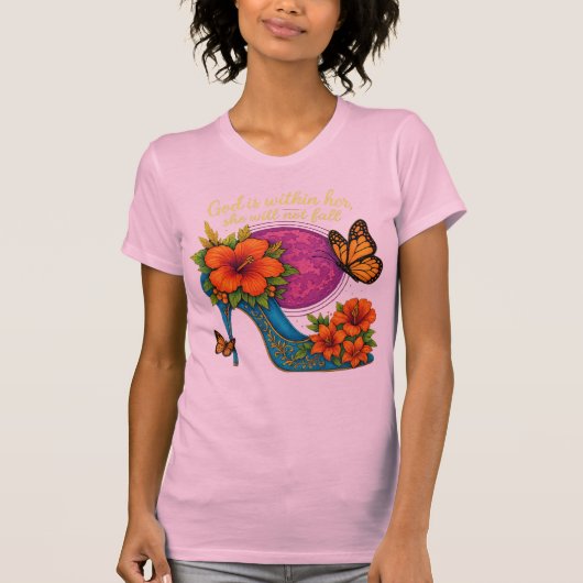 T-shirt God is within her (Devant)