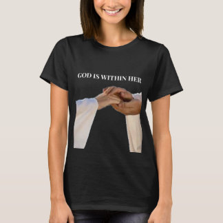 T-shirt God Is Within Her Shirt Psalm 46:5 Women Christian