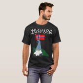 T-shirt God Jul Norwegian Gnome Merry Christmas Norway Tee (Devant entier)