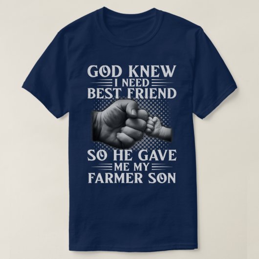 T-shirt God Knew I Need Best Friend (Design devant)
