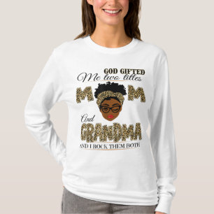 T-shirt God Toxited Me Two La mère de Titan Mélanine Leopa