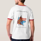 T-shirt : GOD ZEGENE AMERIKA (Achterkant)
