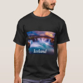 T-shirt Godafoss Islande Cascade Chutes Canyon River (Devant)
