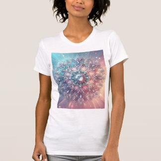 T-shirt Goddess Radiance Mandala — Pastel Crystal Crown