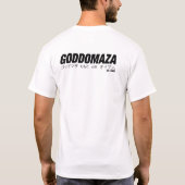 T-SHIRT GODDOMAZA EST. 1985 COLORED HOMMES WHITE TEE (Dos)