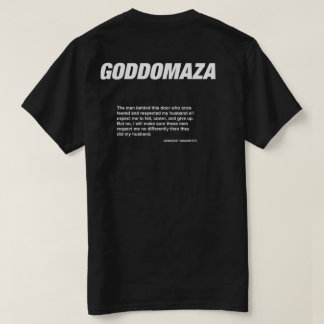 T-SHIRT GODDOMAZA NOIR MOMOKO CITER NOIR