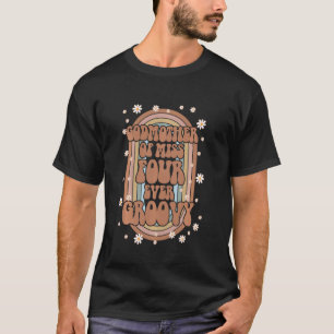 T-shirt Godmère 4e anniversaire Quatre jamais Super Annive