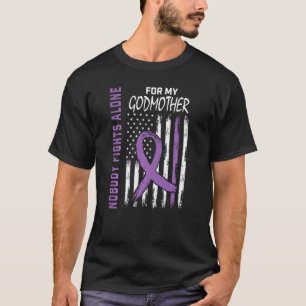 T-shirt Godmère Alzheimer Sensibilisation Drapeau américai