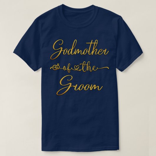 T-shirt Godmère De La Groom Mariage Idée De Fête Pour Elle (Design devant)