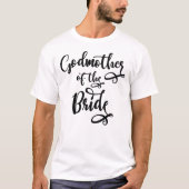 T-shirt Godmère de la mariée (Devant)