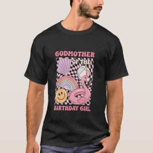 T-shirt Godmère de l'anniversaire Fête de la piscine de fi