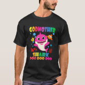 T-shirt Godmère Shark Doo Doo Funny Bébé maman papa gamin (Devant)