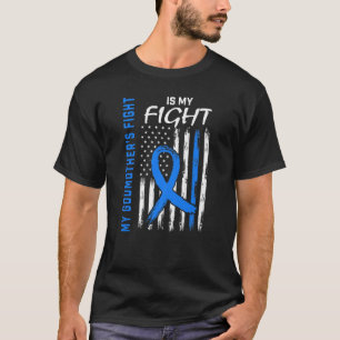 T-shirt Godmère Type 2 Sensibilisation au diabète Drapeau 