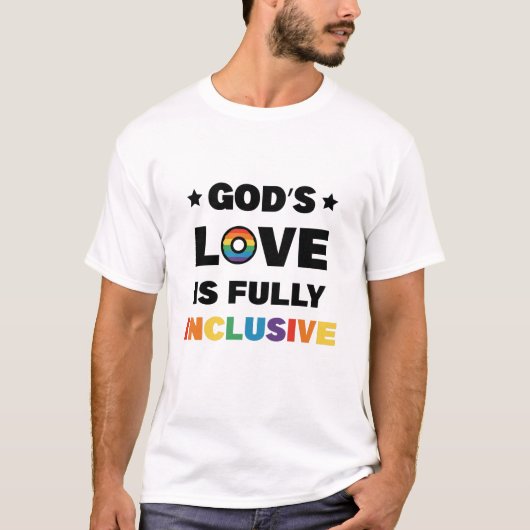 T-shirt God's Love Is (Devant)