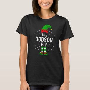 T-shirt Godson Elf Xmas Matching Family Funny Christma