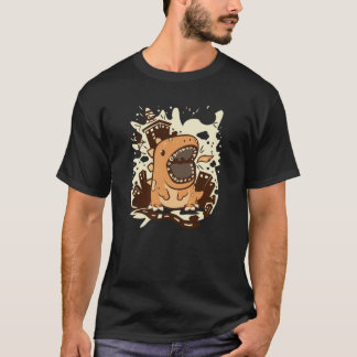T-shirt Godzilla + Dinosaur est Dinozilla