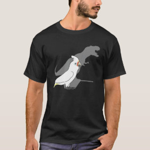 T-shirt Goffin's Cockatoo T-rex shadow, Birb memes Dinosau