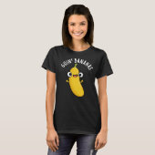 T-shirt Goin Bananes Funky Fruit Pun Dark BG (Devant entier)