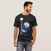 T-shirt Golang Gopher Go Singing In The Rain without Backg (Devant entier)