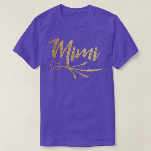 T-shirt Gold Arrow Heart Mimi (Design devant)