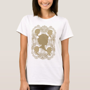 T-shirt Gold Cameo Dames Bella Débardeur de cultures flora