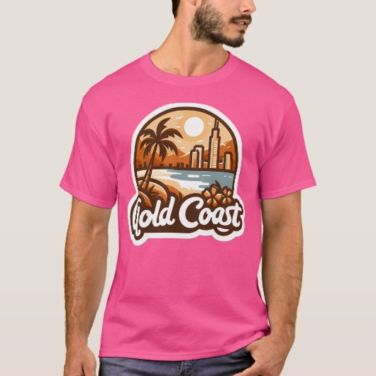 T-shirt Gold Coast Australie (Devant)