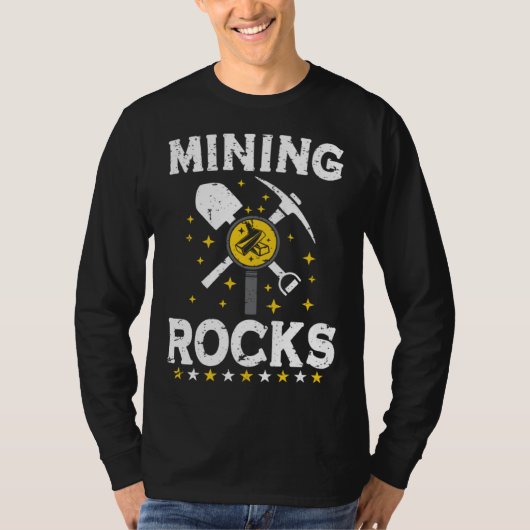 T-shirt Gold Digging Gold Mining Gold Panning Gold Mine (Devant)