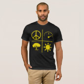 T-shirt Gold Gliph pour trahison pacifique (Devant entier)