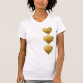 T-shirt Gold Hearts (Devant)
