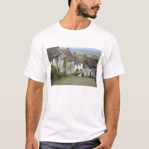 T-shirt Gold Hill, Shaftesbury, Dorset, Angleterre, Royaum
