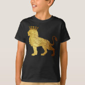 T-shirt Gold Lion King | Animaux sauvages (Devant)